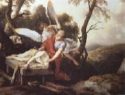 Laurent de la Hyre Abraham Sacrificing Isaac Spain oil painting artist